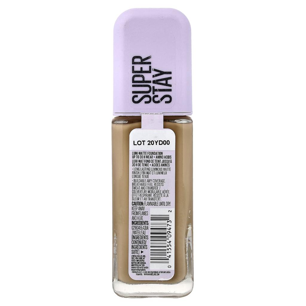 Maybelline Super Stay, Lumi-Matte Foundation, 128, 30ml (1 Fl Oz)
