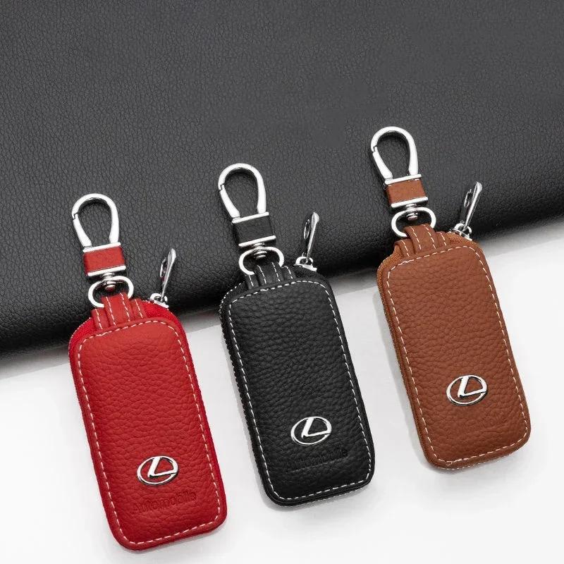 1 Stück Auto-Logo Leder Metall Auto Schlüsselabdeckung Hülle für Lexus GX460 NX300 GS400 GX470 RX450 IS250 ES330 ES350 GS300 Auto Zubehör