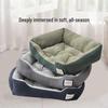 All-Season Warm Pet Bed for Small Dogs and Cats