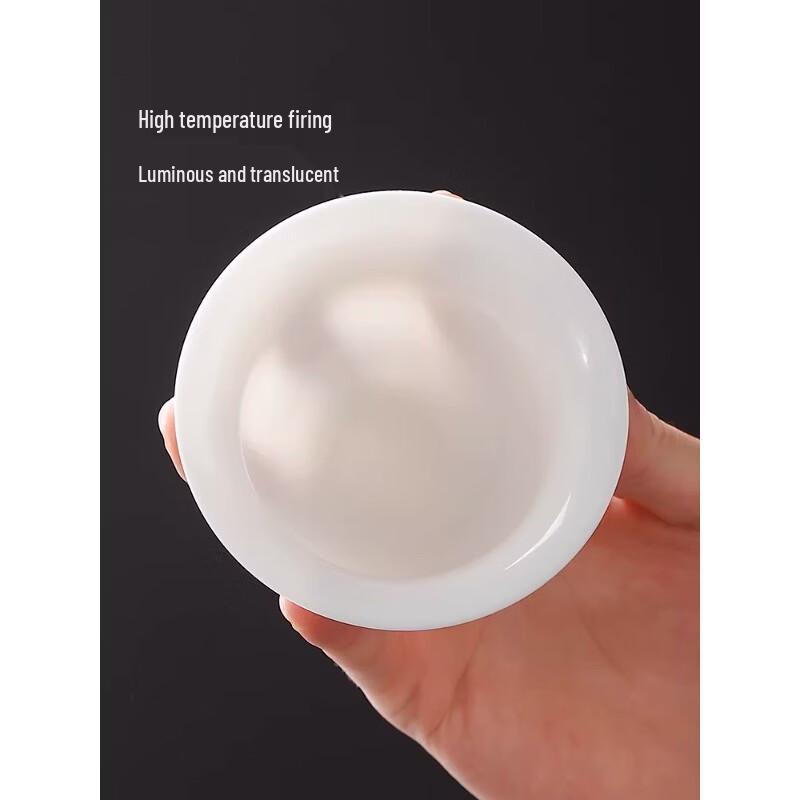 Mutton Fat Jade White Porcelain Kung Fu Tea Set