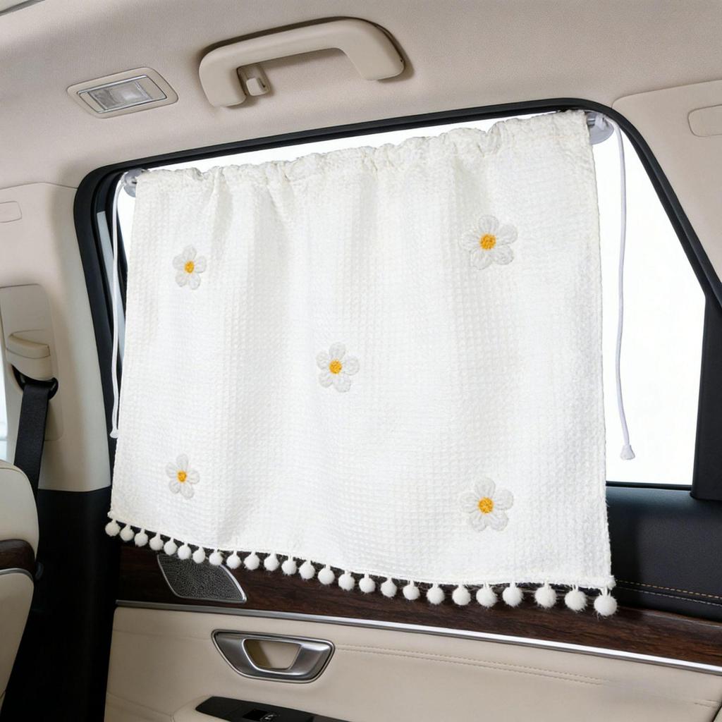 Tenda parasole Y con motivo a cialda e ventose per protezione dal calore interno