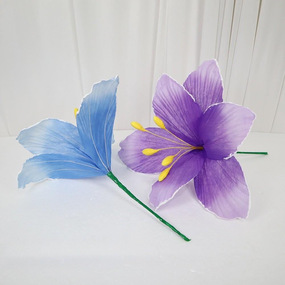 50cm Storlek Osmanthus Skumblomma Skummaterial Sammetstextur Konstgjorda Blommor Storskalig Simuleringsdesign Bröllopsdekoration