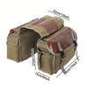 Canvas Motorcycle Saddlebag Luggage Bags Waterproof Stroage Bag