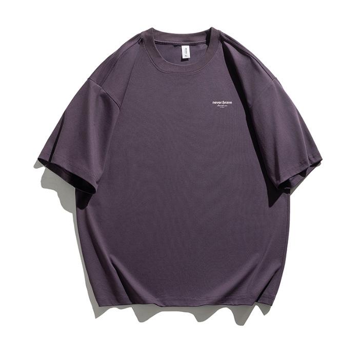 Short-sleeved T-shirt for Men's Summer New Printed Loose Five-point Sleeve Round Neck T-shirt Versatile Casual