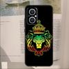 Rastafarian Lion Cover For OPPO Reno 11F 12F 13F 14F 10 11 12 13 14 Pro 7 8 Lite OPPO Find X6 X8 X9 Pro Case