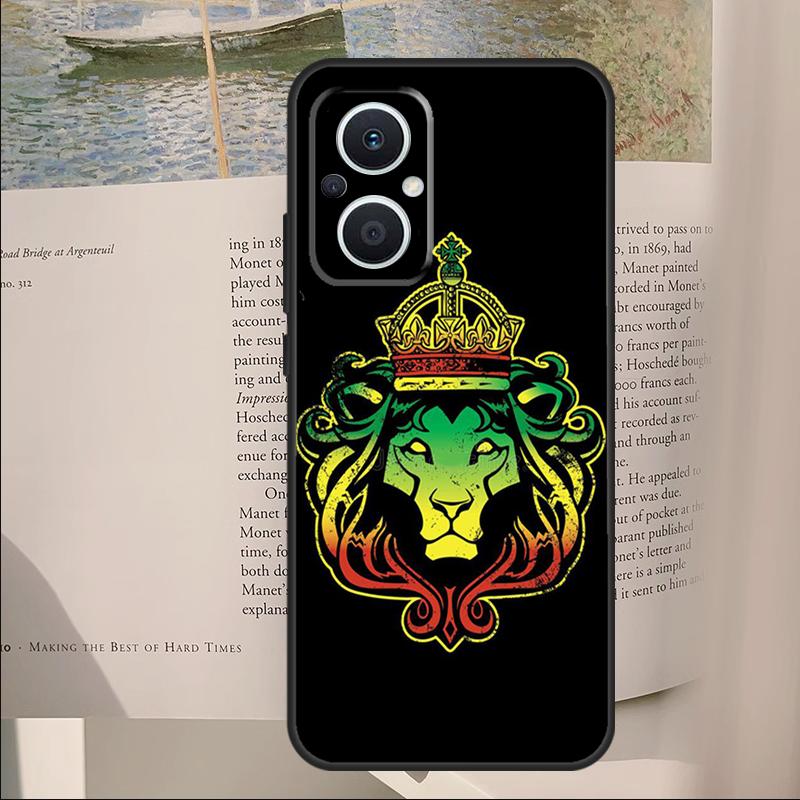 

Rastafarian Lion Cover For OPPO Reno 11F 12F 13F 14F 10 11 12 13 14 Pro 7 8 Lite OPPO Find X6 X8 X9 Pro Case OPPO Reno11 F