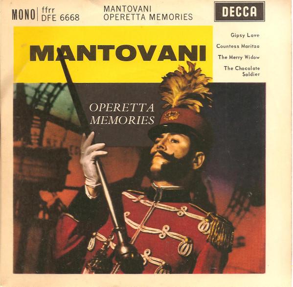 

7inch Record MANTOVANI & HIS ORCHESTRA - Mantovani Operetta Memories DFE6668 Decca 1960 UK Classical Used