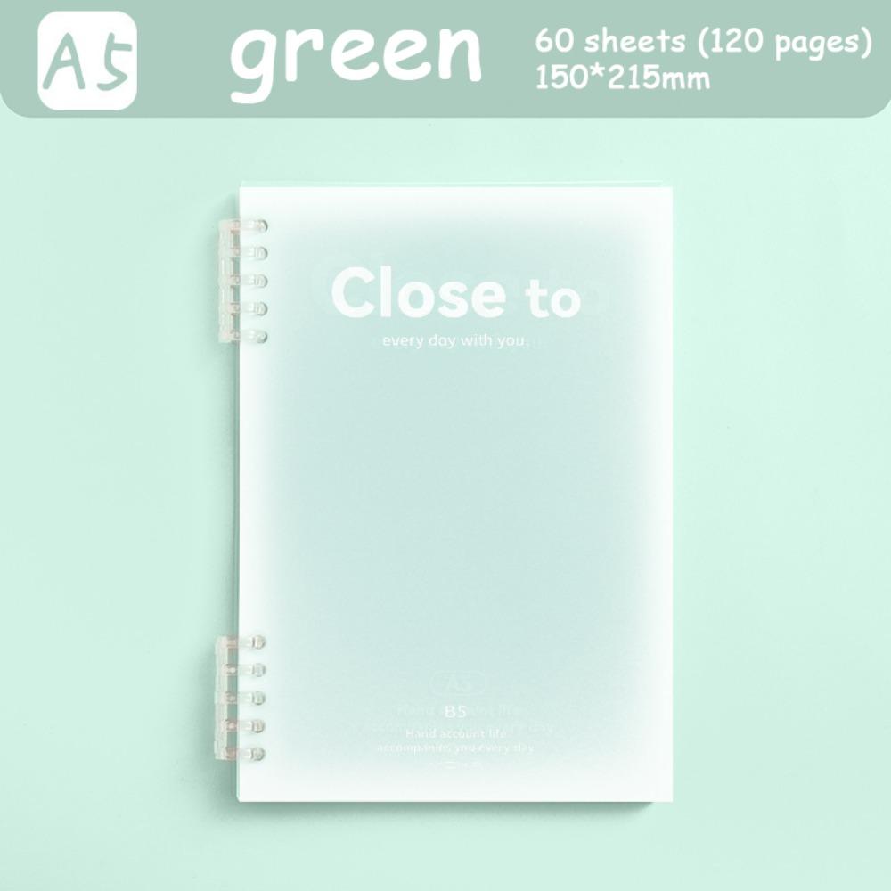 Simple Stationery A5/B5 Binder Notebook Loose Leaf Horizontal Line Notebook  Students Writing