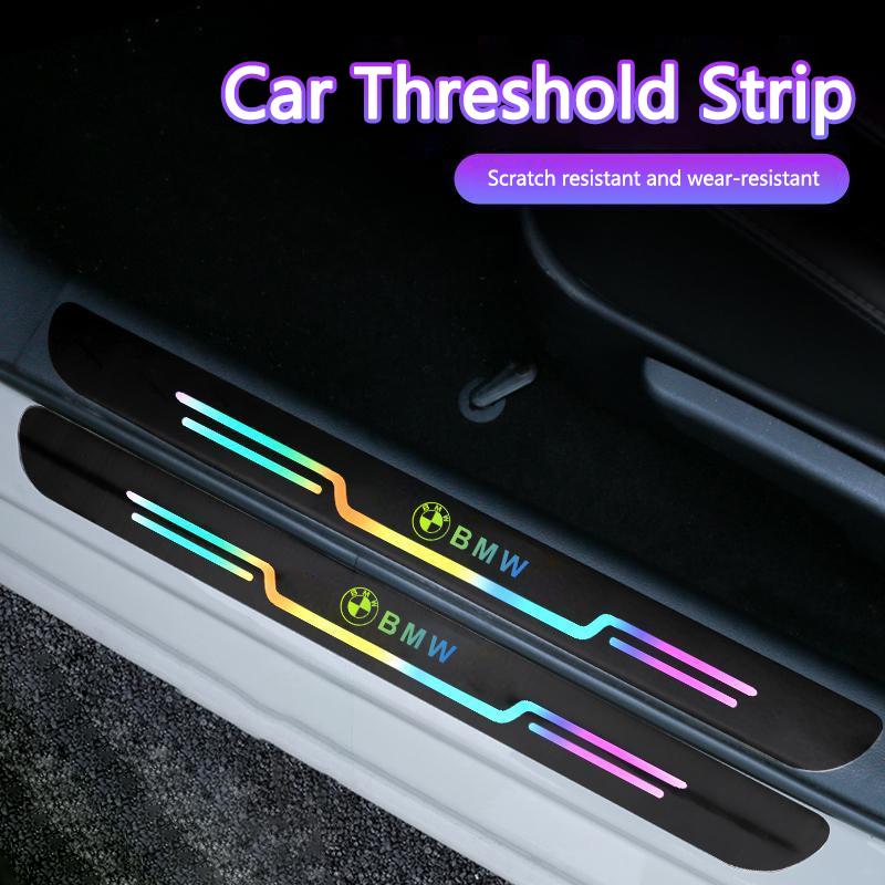 4PCS Car Threshold Protection Strip Anti-scratch Door Strip Sticker For BMW E36 E39 E46 E60 E90 E90 F10 F30 E93 G20 G21 X6 X5 X3 blfg97