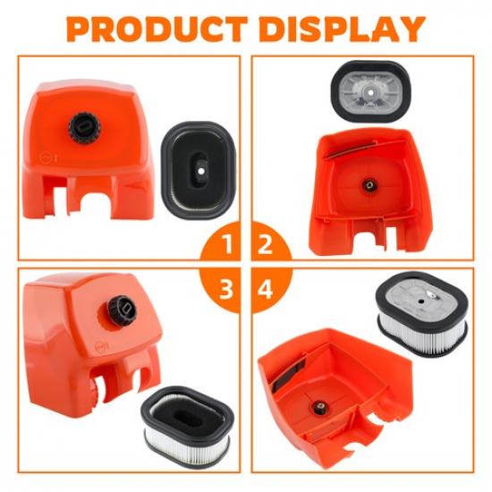 Air Filter Cover Base Baffle Kit For STIHL 066,MS650,MS660 Chaaws Tools Parts