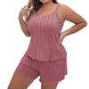 Casual Pyjamaset voor Dames - Grote Maten - Camisole Top & Short