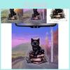 Charming Acrylic Black Cat Hanging Ornament For Car Interior Decoration
