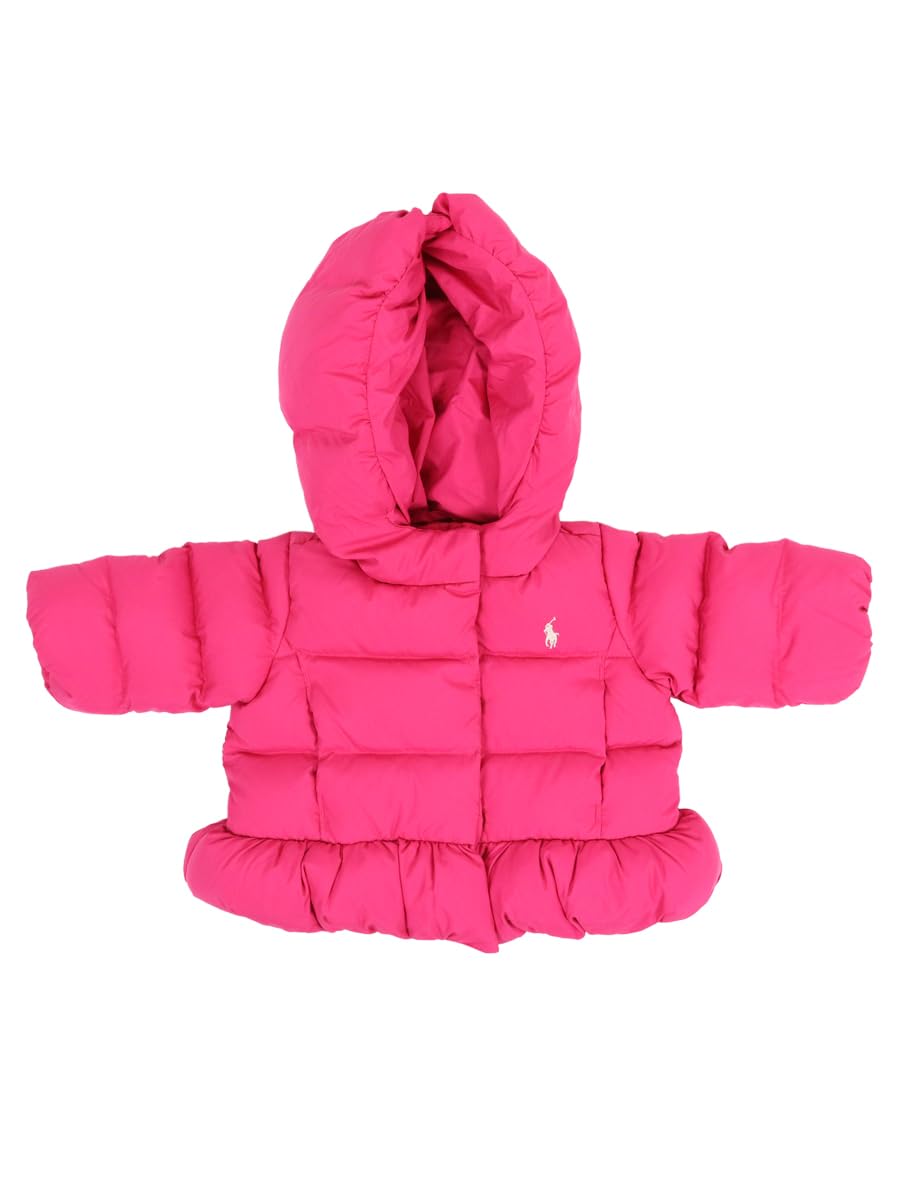 

POLO RALPH LAUREN Ralph Baby Size Hooded Down (Polo Lauren) Jacket/Parka, 0101552-3M-PINK [Used] розовый