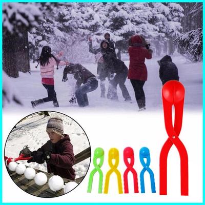 Herramienta para hacer bolas de nieve con forma de pingüino de dibujos animados, juguete para niños para deportes al aire libre en invierno