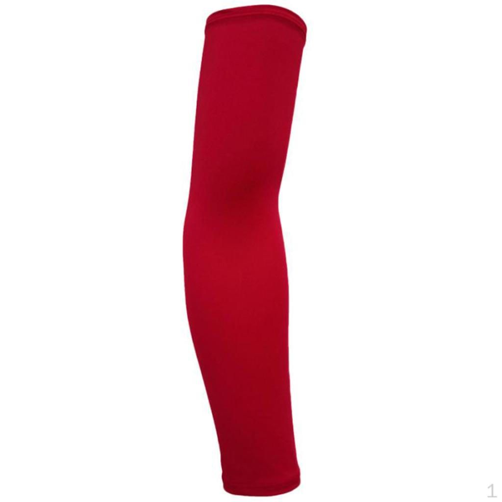 

Sun UV Protection Arm Cooling Sleeves Cover Cycling Golf Sports Cooler Red