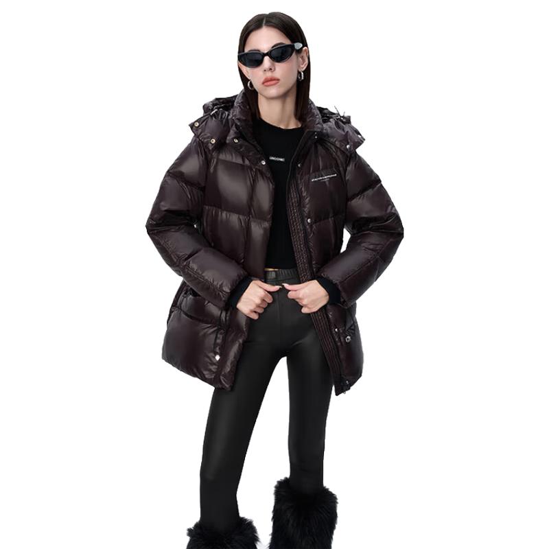 Jin Yujie 2024 Vinter Dam Kort Pufferjacka med Dunfyllning