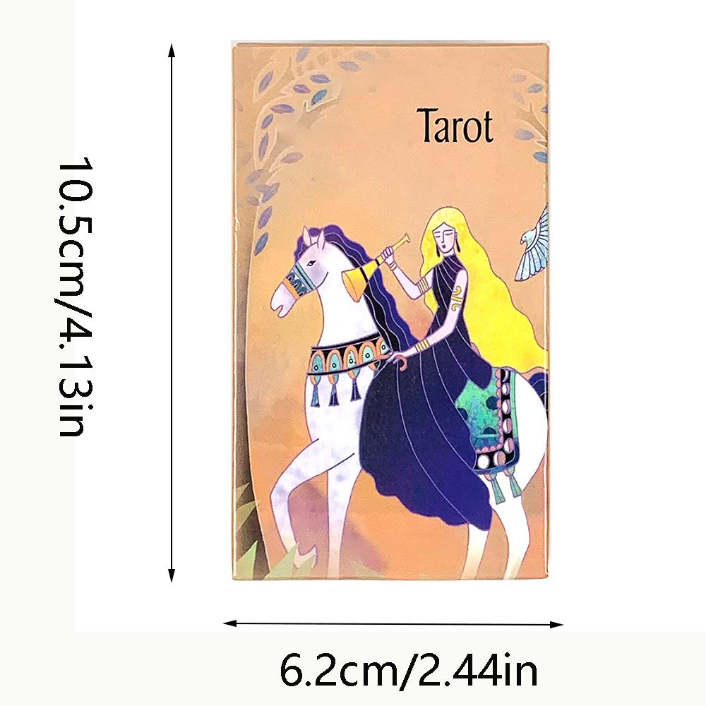 Tarot Cards Includes A Full Deck Of 78pcs Tarot Cards Classic Predictive Divination Tarot Dards For Girls and Women's Party