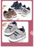 Stylish Lace-Up Baby Walking Shoes (0-1 Year) - Spring/Autumn, Non-Slip Canvas, Soft Cloth Sole, Wear-Resistant Toddler Shoes.