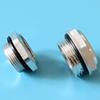 1Pcs G1/4 G3/8 G1/2 G3/4 Oil Sight Window G1 G1-1/4 G1-1/2 BSP NPT Aluminum Oil Level Sight Glass Male Thread Tempered Glass
