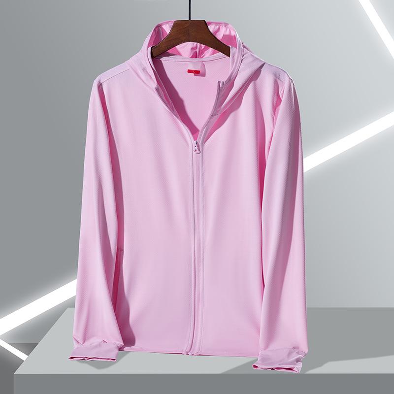 UPF50+ UV Protection Hooded Ice Silk Jacket for Men & Women - Long Sleeve Summer Sun Shirt