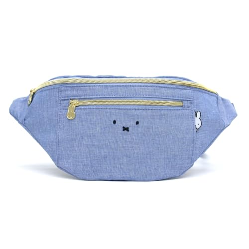Hapitas Miffy Hüfttasche/Crossbody-Tasche B281 Gesicht Hellblau