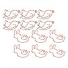 100PCS Paper Clips Portable Cute Animal Shape Electroplating  Gold Metal Paper Clip Box Office S