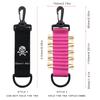 1Pcs Golf Hang Gloves Magic Tape with Carabiner Hook Skull Head Double-sided Small Hanging Can Be Hung On The Ball Bag Or Pants