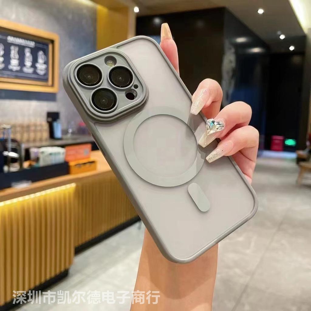 Comes with Lens Film, Skin Matte, Magnetic, Wireless Charging, Suitable for Iphone16promax Mobile Phone Case, Apple 15.