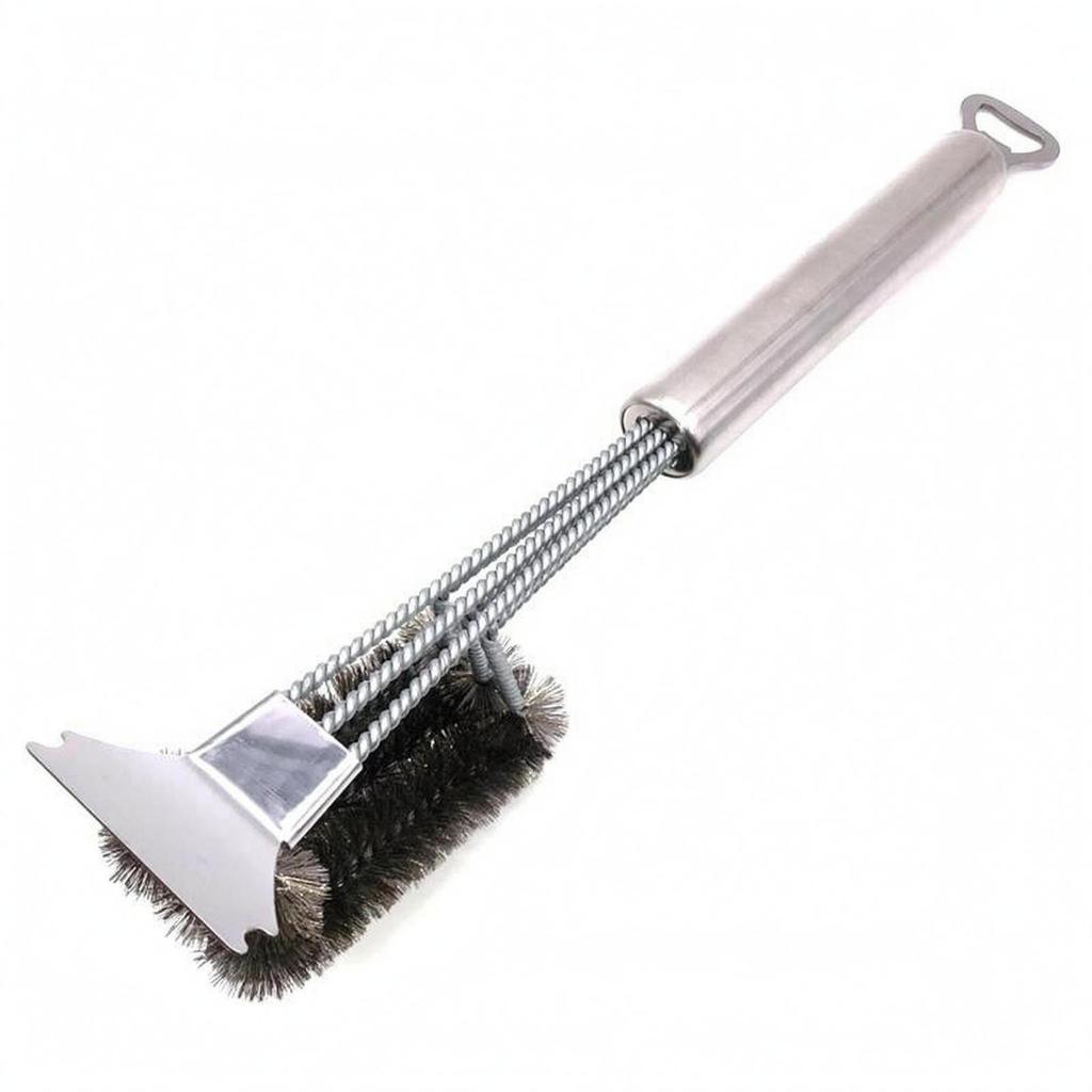 Barbecue Grill Brush Long Handle and Hanging Loop