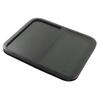 800x700mmm Rounded Sliding Windows Thick Tempered Glass UV Resistant Black Aluminum Alloy Frame with Screen for Caravan