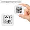 Mini Thermometer Hygrometer Indoor Thermometer Room Temperature Gauge Monitor Meter With Smiley Design