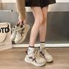 Fleece dad shoes women's 2025 autumn and winter new versatile casual platform sports shoes lightweight warm Forrest Gump shoes