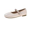 Beautiful Skirt Ballet Mary Jane Single Shoes Women's 2025 Spring and Autumn New Flat French Small Leather Shoes Women's