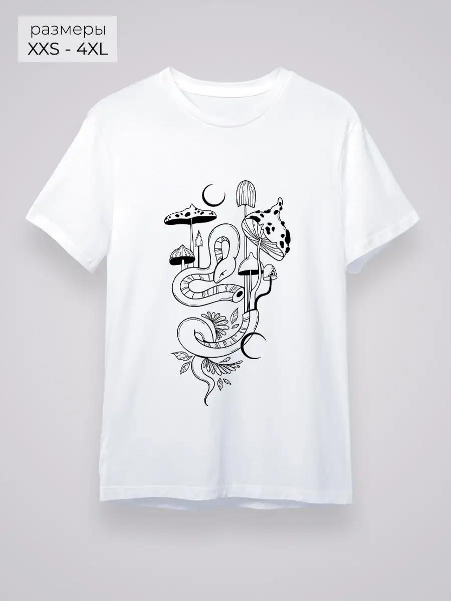 Mushrooms print T-shirt M