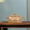 160ml Yixing Purple Clay Teapots Handmade Double Line Pot Raw Ore Section Mud Tea Maker Kettle With Strainer Zisha Tea Set Craft