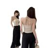 Summer Sexy Pure Desire Wind Neck Strap Sling Vest Women's Fashion Chic Slim Slim Short Top Ins
