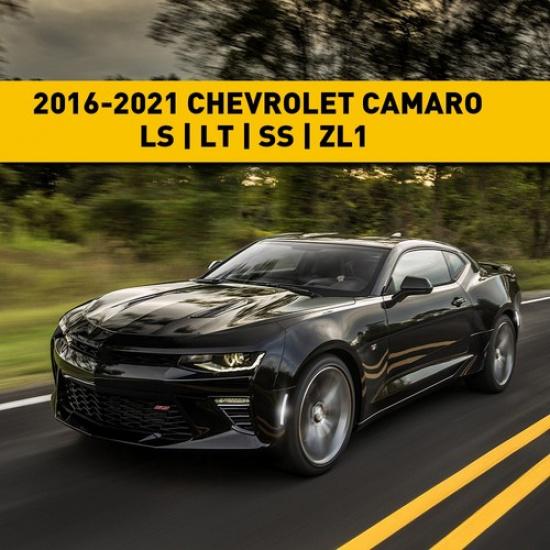 WEISS LED-Kotflügel-Leuchte vorne & hinten für 16-22 Chevy Camaro Chrom Seitenmarkierungsleuchte