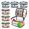 Building Blocks Storage Bucket with Mesh Toy Organizer Container for Kids Blocks Small Parts Organizer Home Storage Solution