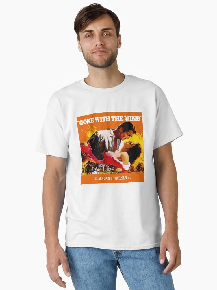Gone with the Wind GONE WITH THE WIND : Vintage Civil War Movie Advertising Print Classic T-Shirt