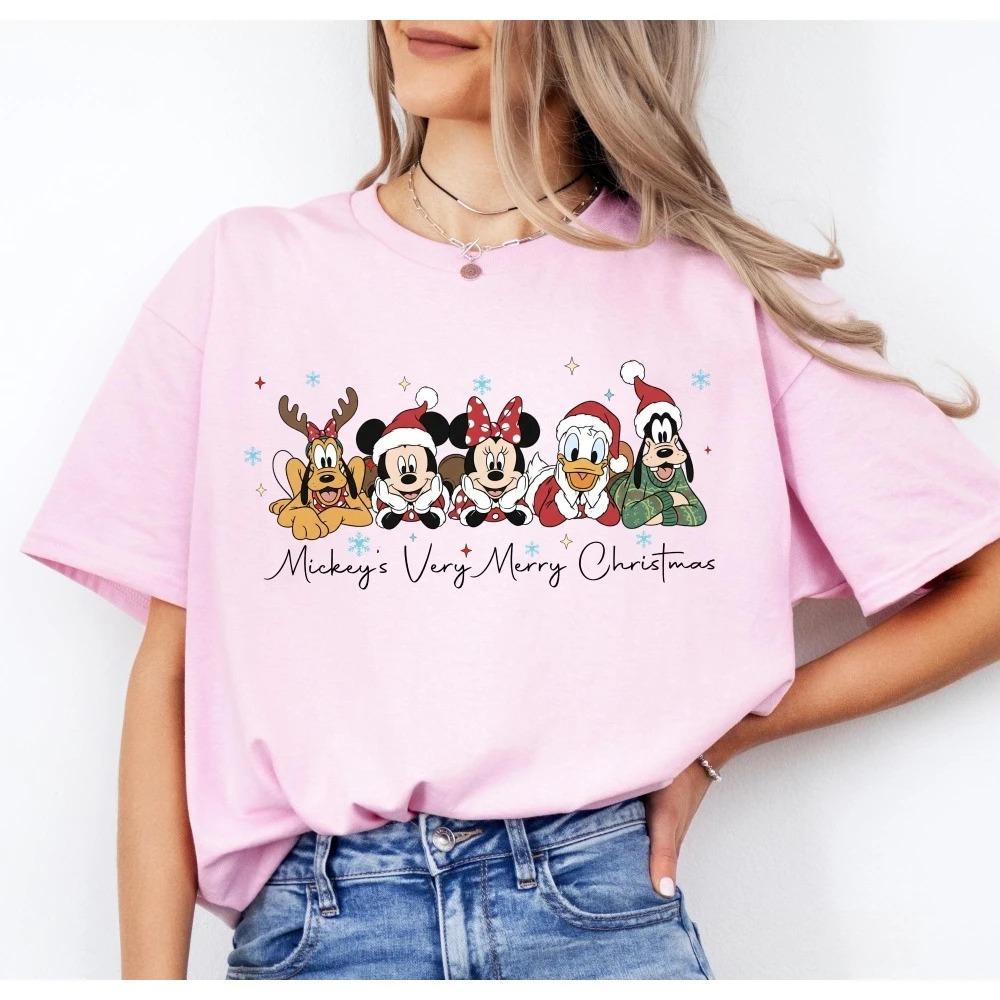 Hot Sale Disney Cartoon Castle Co Branded Printed T-shirt 2026 Men Women Summer New Harajuku Streetwear Fashion Large Loose Casual Short Sleeve Top