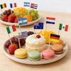 100Pcs National Flag Toothpick Cakes Picks Cupcake Top Decoration For Sweets Desserts Display And Festival Celebration