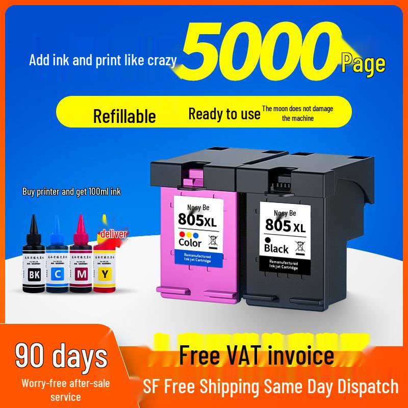 

Картридж HP 805 для принтерів: Моделі 2700, 2332, 2723, 1212, 2720, 2722, 2721, 2729 805 Small Capacity Black (No Refill)