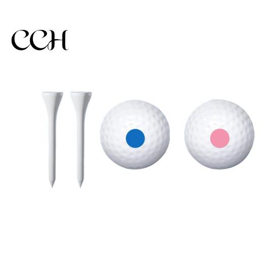 Unique Gender Reveal Idea Golf Ball with Tee Exploding Exquisite Craftsmanship Set Powder Explosion Announcement Party Themed Decoration Safe Option