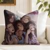 Rock BandEExoduss Cushion Cover Eco Linen Pillow Case DoubleSided Print Breathable Durable Zipper Home Decor Gift