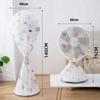 Universal Full Wrapped Fan Dust Cover, Dustproof Protective Case for Vertical & Desktop Electric Fan