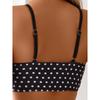 Sexy Bikini Swimsuit Women's Two-Piece Large Polka Dot Swimwear Trendy Strap Design Casual Comfortable Beachwear