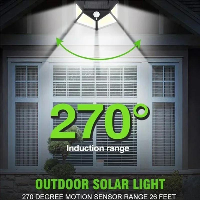 HOMZY New Upgrade Solar Street Light 8/6/4/2/1Pcs Outdoor Solar Wall Lamp PIR Motion Sensor Powered Sunlight for Garden Courtyard