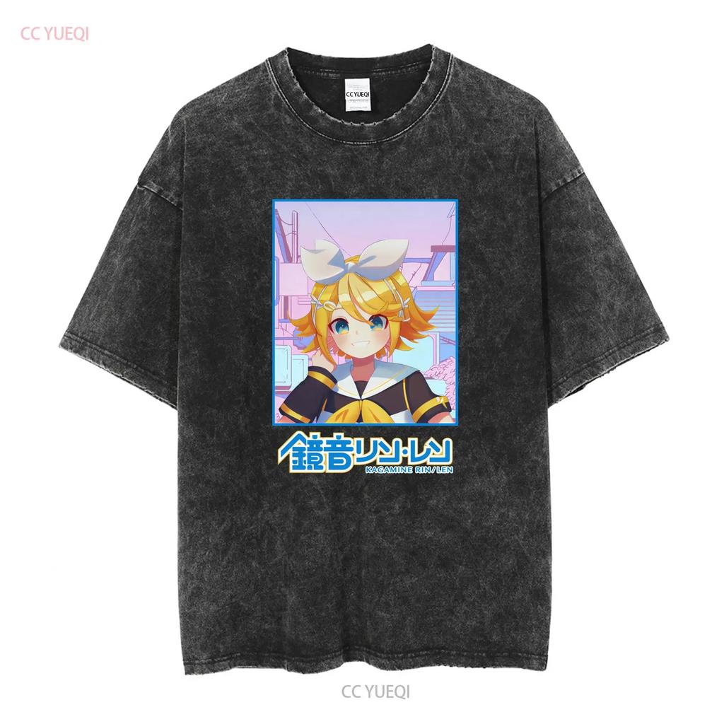 Kagamine Rin Original Graphic Art T Shirt Alternative Urban Streetwear for Shirtns Edgy Fashion Girls Tee Boys Vocaloids