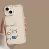 Cartoon Cute Fish Cat Transparent Couple Phone Case For IPhone 17e 16e Air 17 16 14 15 Plus 13 11 12 Pro Max Durable Clear Cover