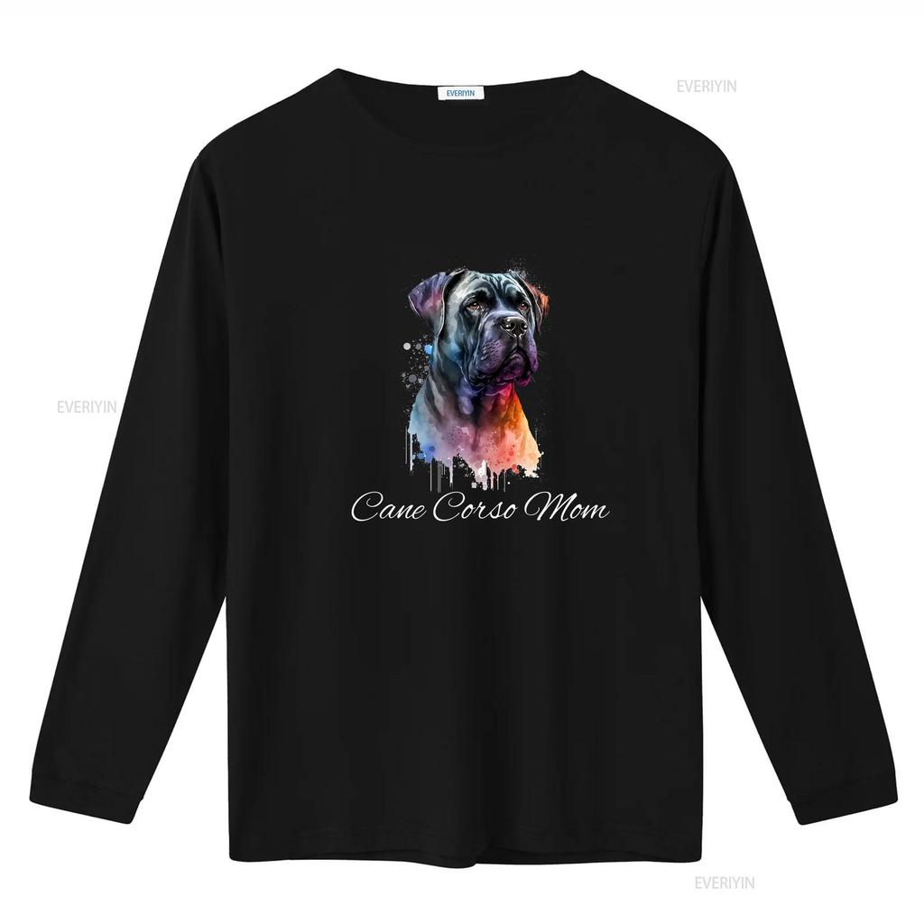 Cane Corso Mom T Shirt Dog Lovers vintage Washed streetwear Breathable Soft fashion Slightly homme designer clothes Stylish